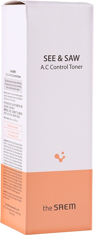 Face Toner - The Saem See & Saw A.C Control Toner — photo N1