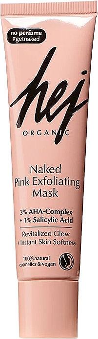 Exfoliating Face Mask - Hej Organic Naked Pink Exfoliation Mask — photo N1