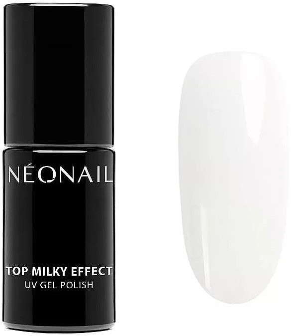 Hybrid Top Coat - NeoNail Top Milky Effect Creamy — photo N2