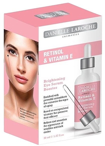 Retinol & Vitamin E Eye Serum - Danielle Laroche Cosmetics Retinol & Vitamin E Brightening Eye Serum Booster — photo N1