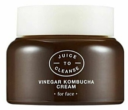 Fragrances, Perfumes, Cosmetics Moisturizing Vegan Face Cream with Kombucha - Juice To Cleanse Vinegar Kombucha Cream