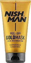 Fragrances, Perfumes, Cosmetics Facial Gold Mask - Nishman Peel-Off Gold Mask