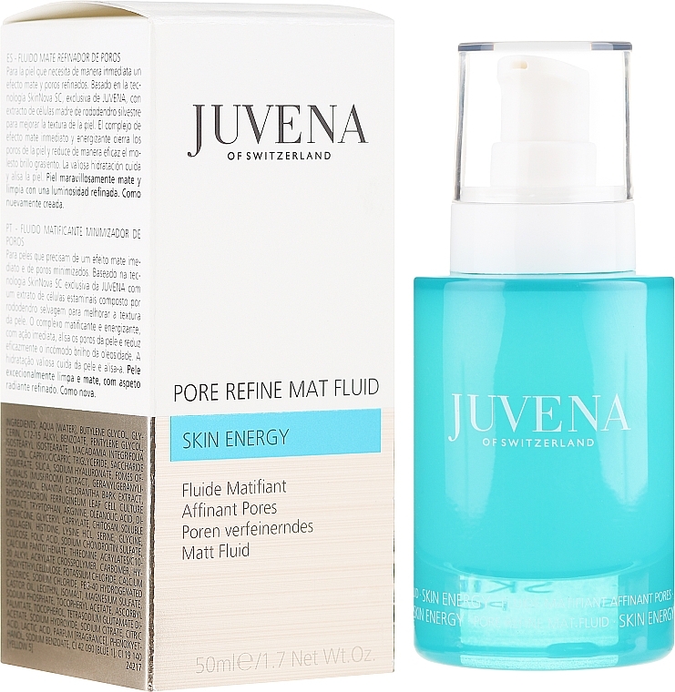 Mattifying Facial Fluid - Juvena Skin Energy Pore Refine Mat Fluid — photo N1