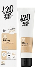 Antibacterial Mattifying BB Cream, 02 natural - Under Twenty Anti! Acne — photo N2