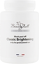 Fragrances, Perfumes, Cosmetics Maska alginianowa klasyczna Wybielanie - Beautyhall Algo Peel Off Mask Brightening