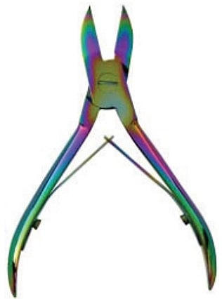 Cuticle Nippers  - Accurate Instruments Nail Nipeer Multi Infused Color 10cm, 12cm — photo N1