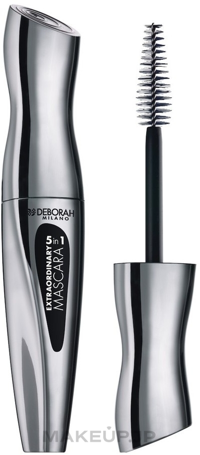 Lash Mascara - Deborah Extraordinary Maskara 5 in 1 — photo Black