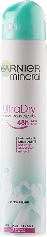 Deodorant Spray - Garnier Mineral Ultra Dry 48h Deodorant — photo N1