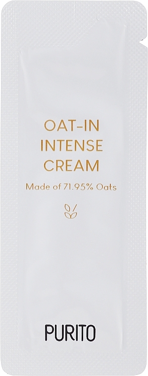 GIFT! Intensive Oat Moisturizer - Purito Oat-in Intense Cream — photo N1