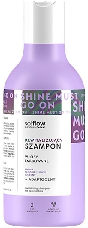 Shampoo for Coloured Hair - So!Flow Revitalizing Shampoo for Colored Hair — photo N2