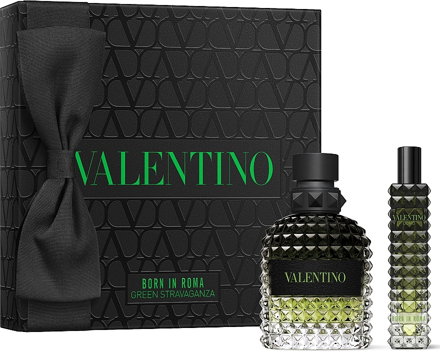 Valentino Born in Roma Green Stravaganza - Set (edt/50ml + edt/15ml) — photo N1