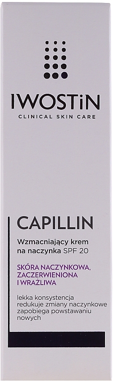 Vascular Firming Cream SPF20 - Iwostin Capillin Cream SPF 20 — photo N1