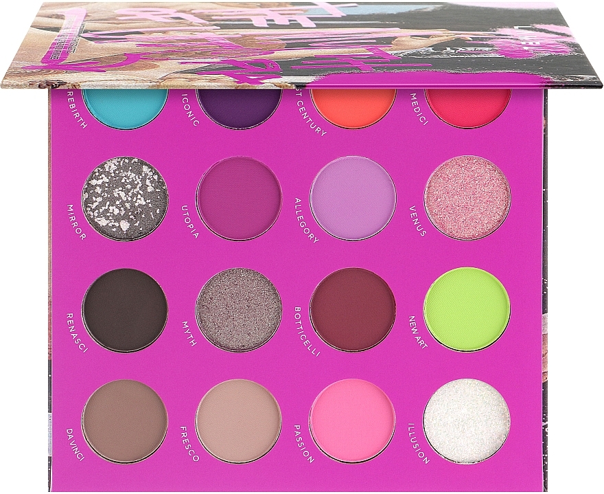 Eyeshadow Palette - LAMEL Make Up The Myth of Utopia Eyeshadow Palette — photo N1