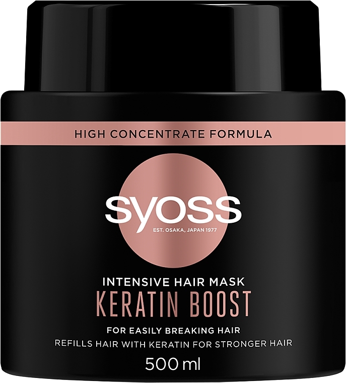 Intensive Mask for Brittle Hair - Syoss Keratin Boost Intensive Hair Mask — photo N1