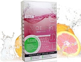 Pedicure Set "Pink Grapefruit" - Voesh Pedi In A Box Deluxe Pedicure Vitamin Recharge — photo N2