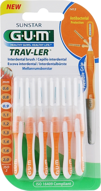 Interdental Brush 0.9 mm - G.U.M Trav-Ler — photo N1