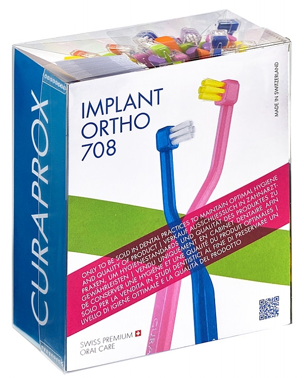 Interdental Brush Set 'Implant/Ortho', 36 pcs. - Curaprox — photo N1