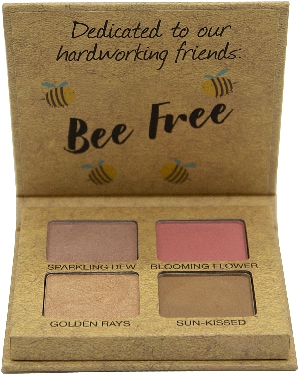 Face & Eye Palette - Bell Hypoallergenic Bee Free Vegan Face&Eye Palette — photo N2