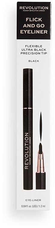 Liquid Eyeliner - Makeup Revolution Flick and Go Eyeliner — photo N26