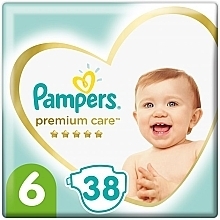 Fragrances, Perfumes, Cosmetics Premium Care Diapers 6 (13 + kg), 38 pcs - Pampers