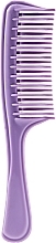 Comb with Handle GS-1, 21 cm, lavender - Deni Carte — photo N1
