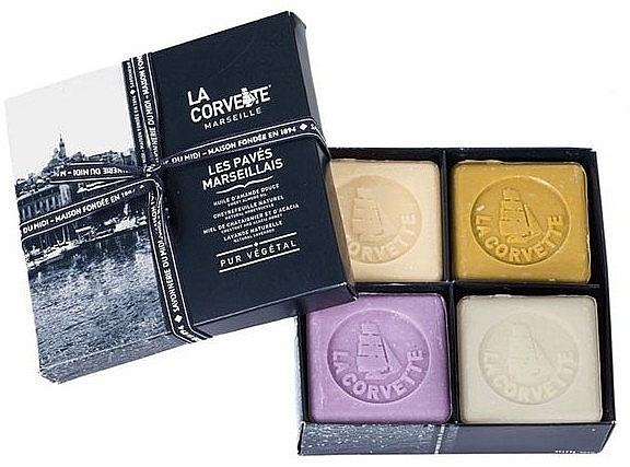 Set "Marseilles Soap" - La Corvette Les Paries Marseillais (soap/4x125g) — photo N1