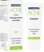 Fragrances, Perfumes, Cosmetics Mattifying Face Cream - Novaclear Acne Cream