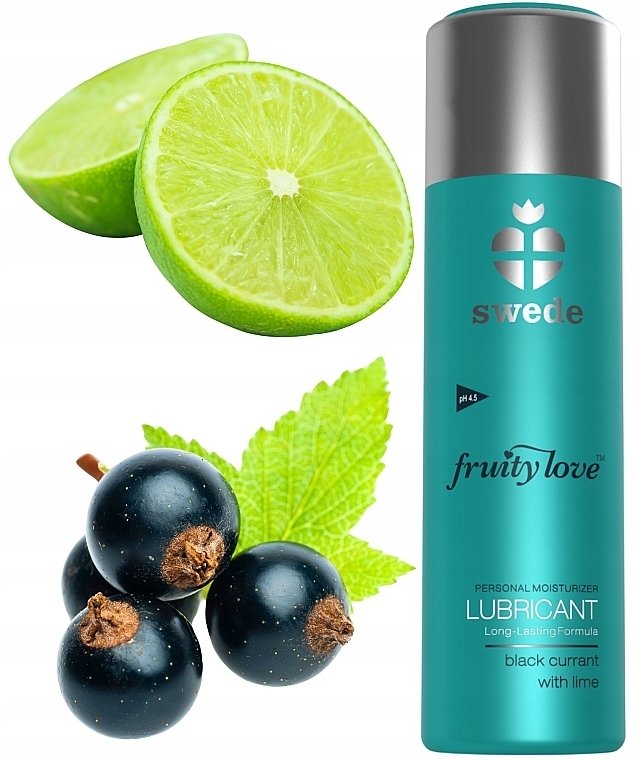 Black Currant & Lime Lubricant - Swede Fruity Love Lubricant Black Currant Lime  — photo N1