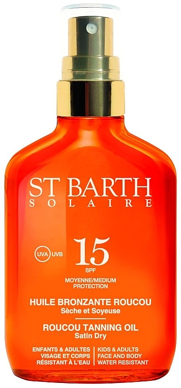 Tanning Oil - Ligne St Barth Roucou Tanning Oil SPF 15 — photo N1