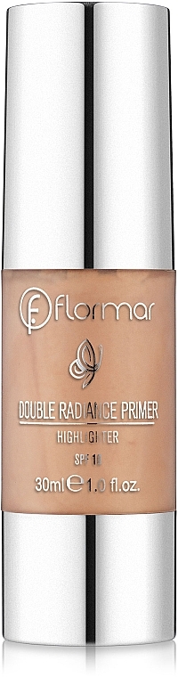Face Corrector - Flormar Double Radiance Primer Highlighter SPF10  — photo N1