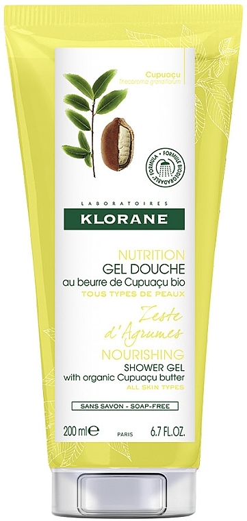 Shower Gel - Klorane Cupuacu Citrus Zest Nourishing Shower Gel — photo N4