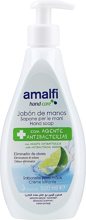 Hand Cream Soap "Antibacterial" - Amalfi Cream Soap Hand — photo N1