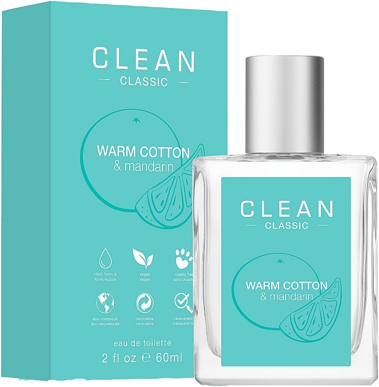Clean Classic Warm Cotton & Mandarin - Eau de Toilette — photo N1