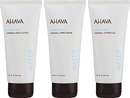 Set - Ahava Be Unexpected Holiday 2023 Work That Body Set (h/cr/100ml + b/lot/100ml + sh/gel/100ml + f/ser/sample/0.5ml) — photo N2