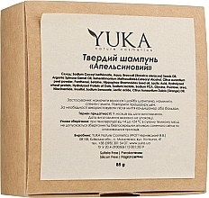 Fragrances, Perfumes, Cosmetics Shampoo Bar "Orange" - Yuka