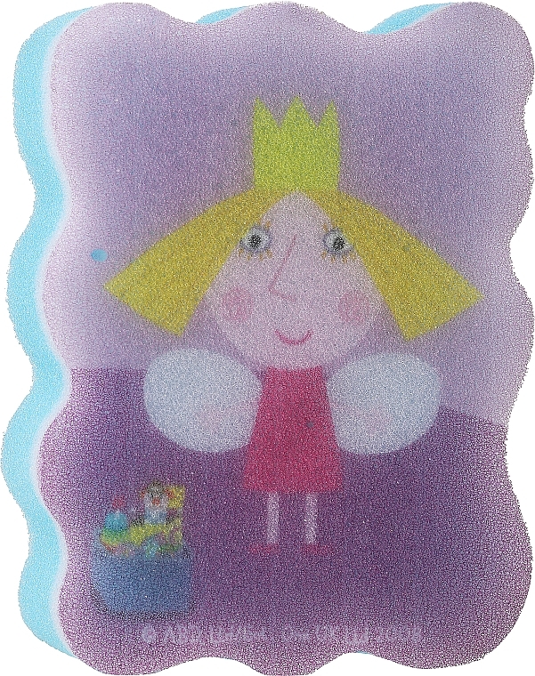 Kids Bath Sponge 'Princess Holly', blue - Suavipiel Ben & Holly's Bath Sponge — photo N1