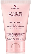 Leave-In Micellar Shampoo with Vegetable Caviar Extract - Alterna My Hair My Canvas Meltaway No-Rinse Micellar Cleanser (mini size) — photo N2