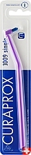 Single-Tufted Toothbrush 'Single CS 1009', purple with blue bristles - Curaprox — photo N1