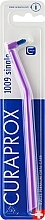 Fragrances, Perfumes, Cosmetics Single-Tufted Toothbrush 'Single CS 1009', purple with blue bristles - Curaprox