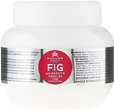 Vitamin Complex Hair Mask - Kallos Cosmetics FIG Booster Hair Mask With Fig Extract — photo N9