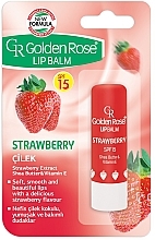 Lip Balm - Golden Rose Lip Balm Strawberry SPF15 — photo N2