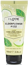 Fragrances, Perfumes, Cosmetics Hand Cream "Elderflower Fizz" - I Love Elderflower Fizz Hand and Nail Cream