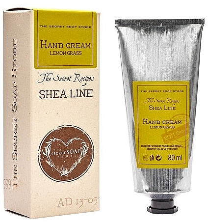 Lemongrass Hand Cream - Soap & Friends Shea Line Hand Cream Lemon Grass — photo N1