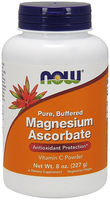 Pure Buffered Magnesium Ascorbate - Now Foods Magnesium Ascorbate Vitamin C Powder — photo N3