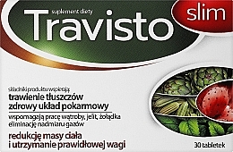 Digestion Improving Food Supplement, tablets - Aflofarm Travisto Slim — photo N1