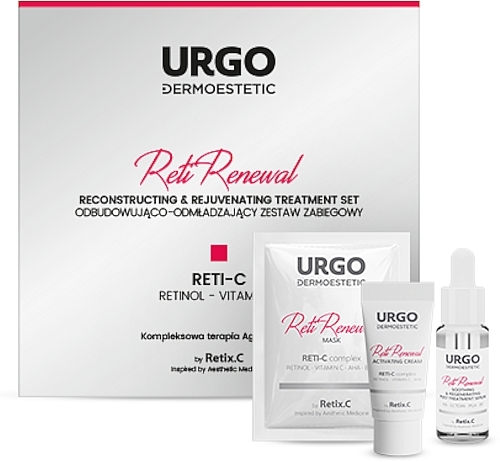 Set, 7 products - Urgo Dermoestetic Reti Renewal Reconstructing & Rejuvenating Treatment Set — photo N2