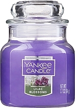 Scented Candle in Jar "Lilac Blossom" - Yankee Candle Lilac Blossoms — photo N1