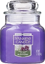 Fragrances, Perfumes, Cosmetics Scented Candle in Jar "Lilac Blossom" - Yankee Candle Lilac Blossoms