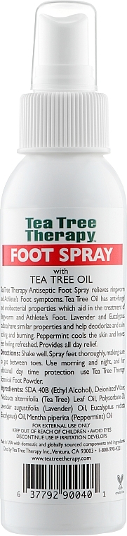 Antiseptic Deodorant Foot Spray - Tea Tree Therapy Antiseptic Foot Spray — photo N2