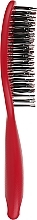 Kids Hair Brush "Spider", 12 rows, glossy, red - I Love My Hair — photo N7